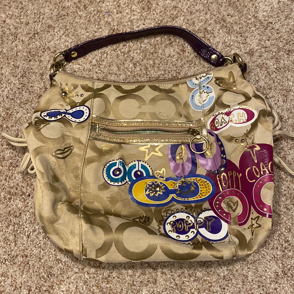 Coach “Poppy” hobo bag